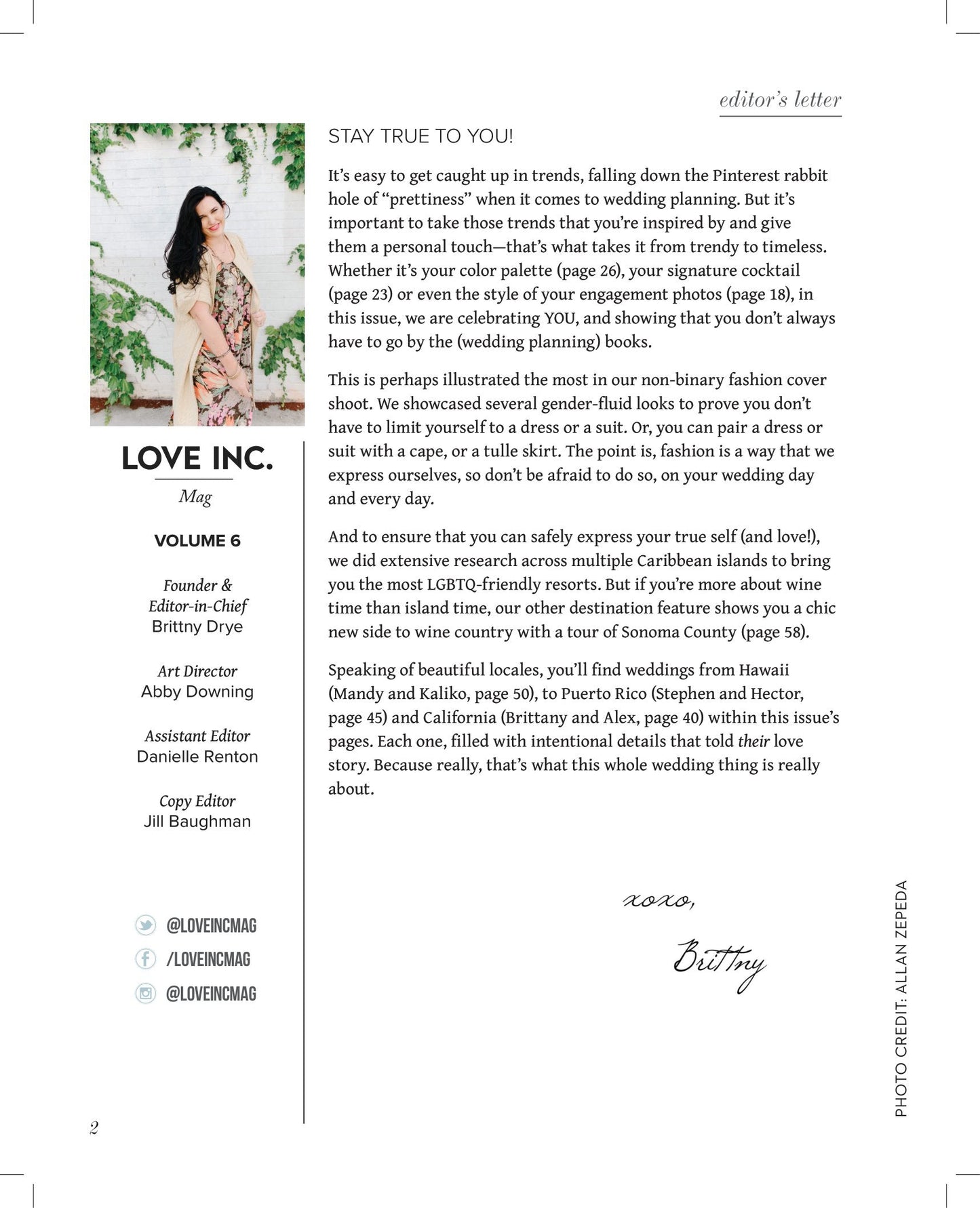 Love Inc. Volume 6 - Kardashian Celebrity Hairstylist Andrew Fitzsimons On Trans Advocacy & Extension Care, Fluid Non-Binary Fashion, LGBTQ+ Friendly Honeymoon, Saving Secrets & Engagement Photo Tips!