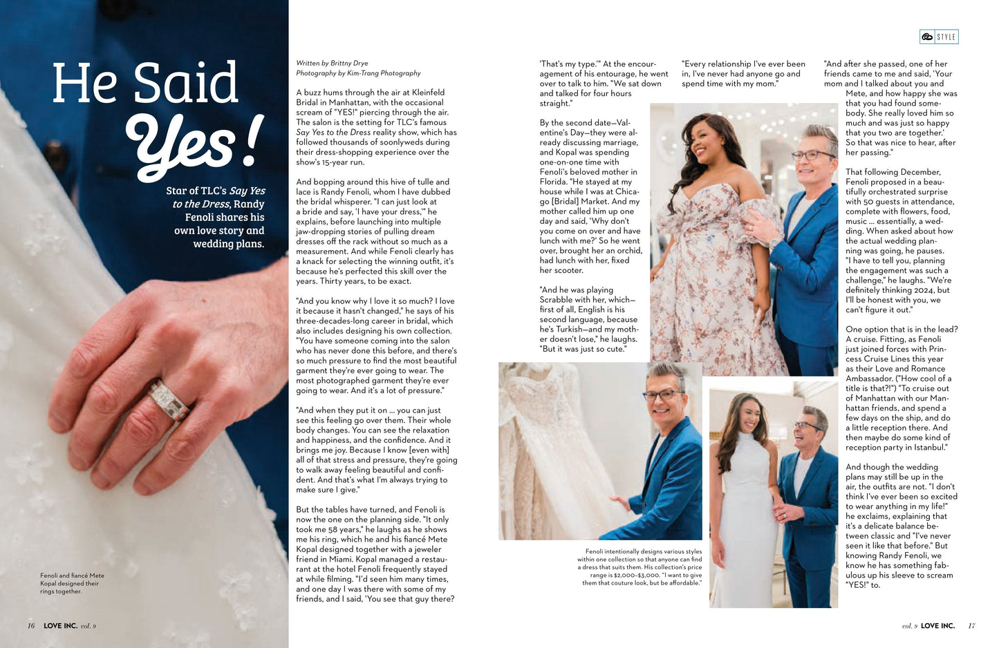 Love Inc. Volume 9 -  America's Favorite Coupled-Up, Drag Queens From RuPaul's Drag Race, Say Yes To The Dress, Randy Fenoli's Shares Wedding Details & More!