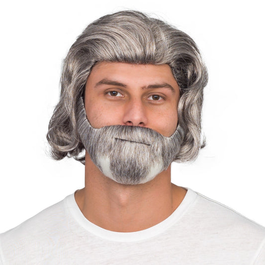 Luke Sky Wars Movie Deluxe Halloween Cosplay Costume Accessory Wig/Beard Set