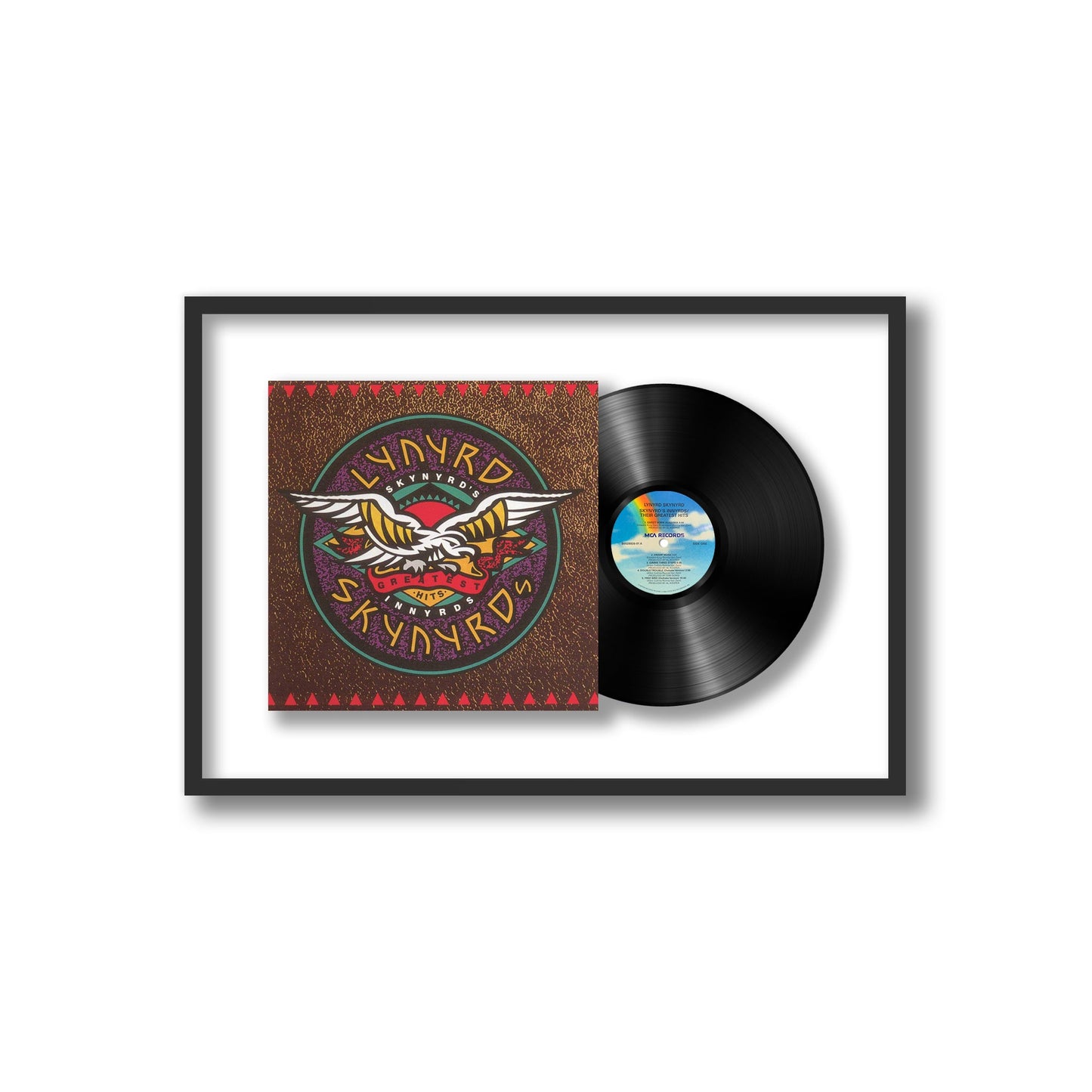 Lynyrd Skynyrd Skynyrds Innyrds: Their Greatest Hits Framed Vinyl Record