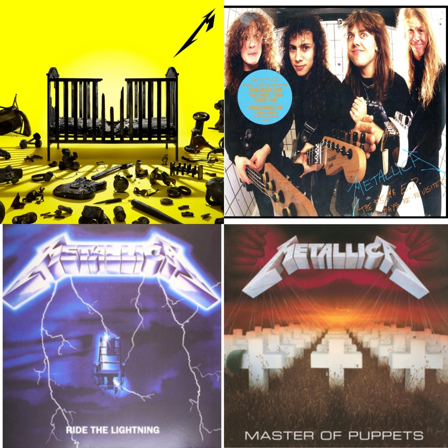 Metallica - 72 Seasons (2LP) & Ride The Lightning (180G) & Master Of Puppets (Remastered) & $5.98 Ep: Garage Days Re-Revisited (Remastered)