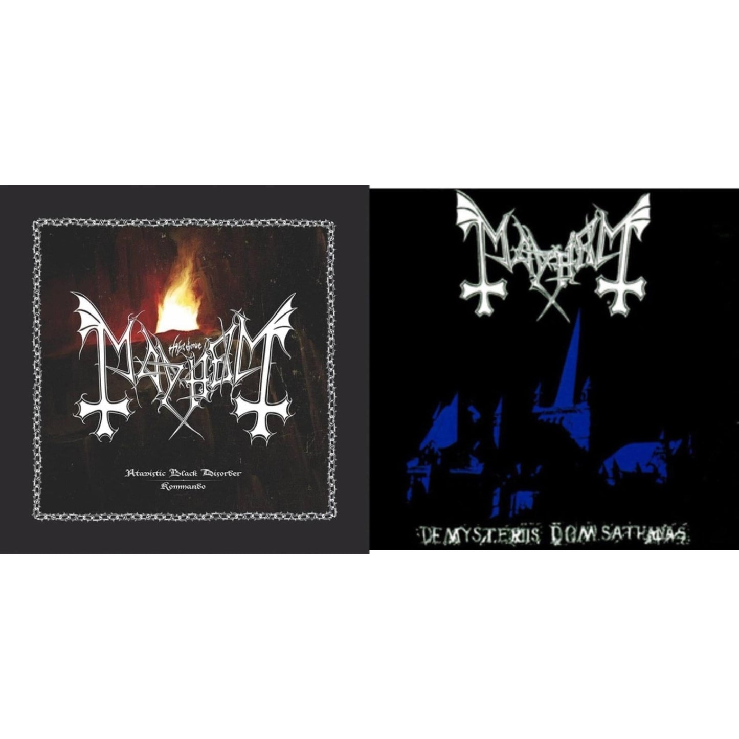 Mayhem - Atavistic Black Disorder / Kommando - Ep & De Mysteriis Dom Sathanas - LP Vinyl Bundle
