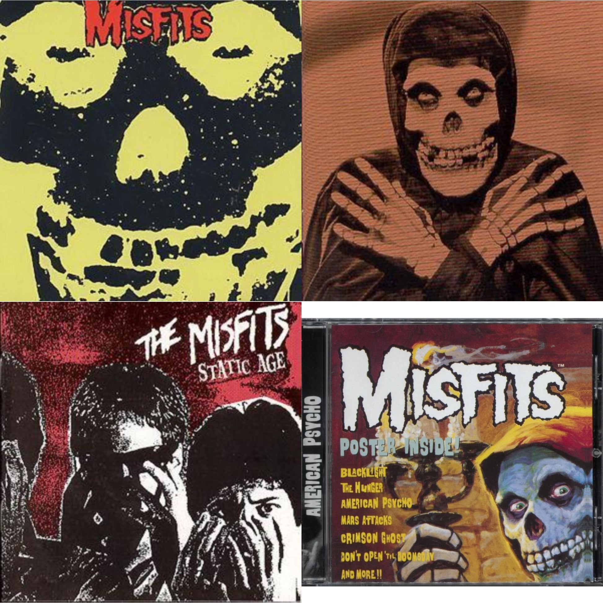 Misfits - Collection & Collection Vol.2 & Static Age & American Psycho - CD Bundle