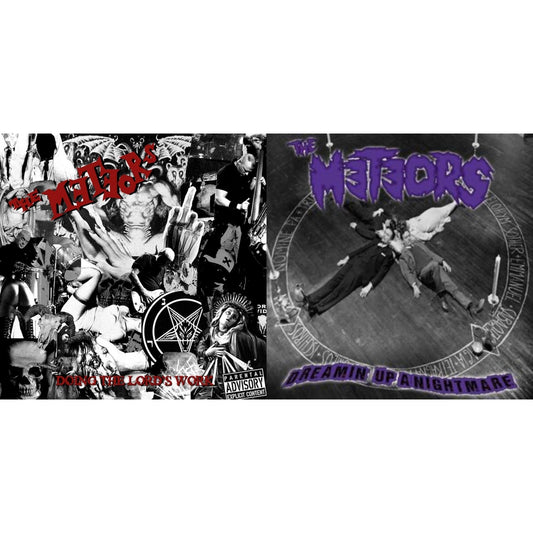 Meteors - Dreamin Up A Nightmare (180G) & Doing The Lord's Work - LP Vinyl Bundle