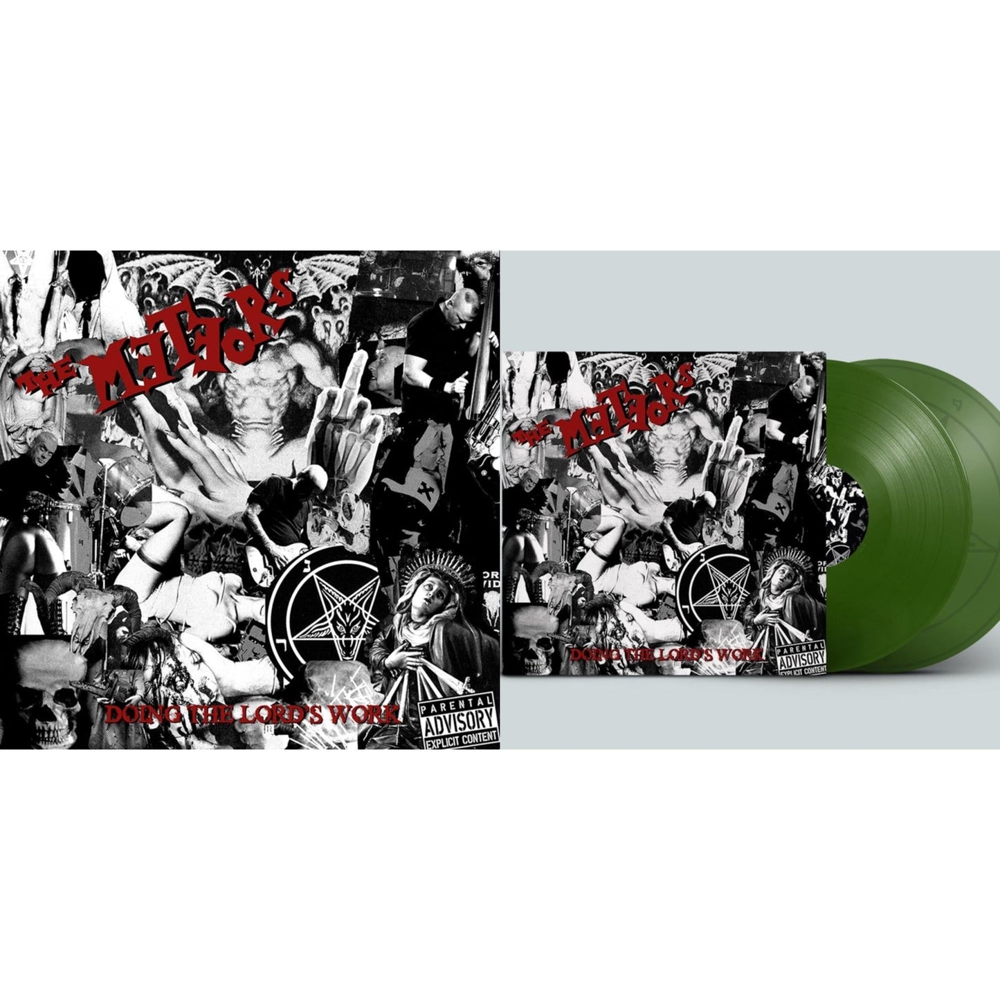 Meteors - Doing The Lord's Work & Doing The Lord's Work (Green LP Vinyl)