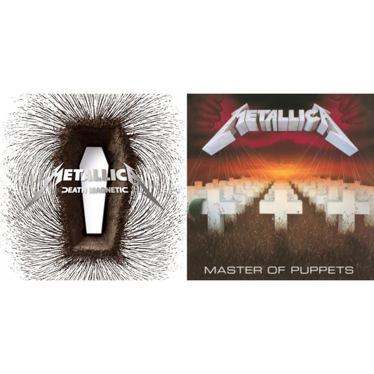 Metallica - Death Magnetic & Master Of Puppets (Remastered) - LP Vinyl Bundle