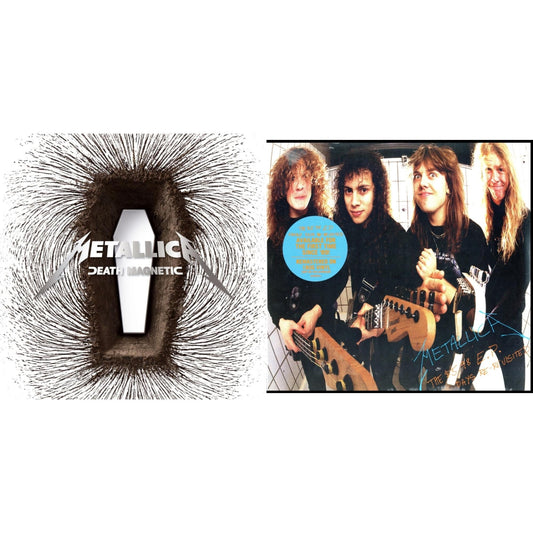 Metallica - Death Magnetic & $5.98 Ep: Garage Days Re-Revisited (Remastered) - LP Vinyl Bundle
