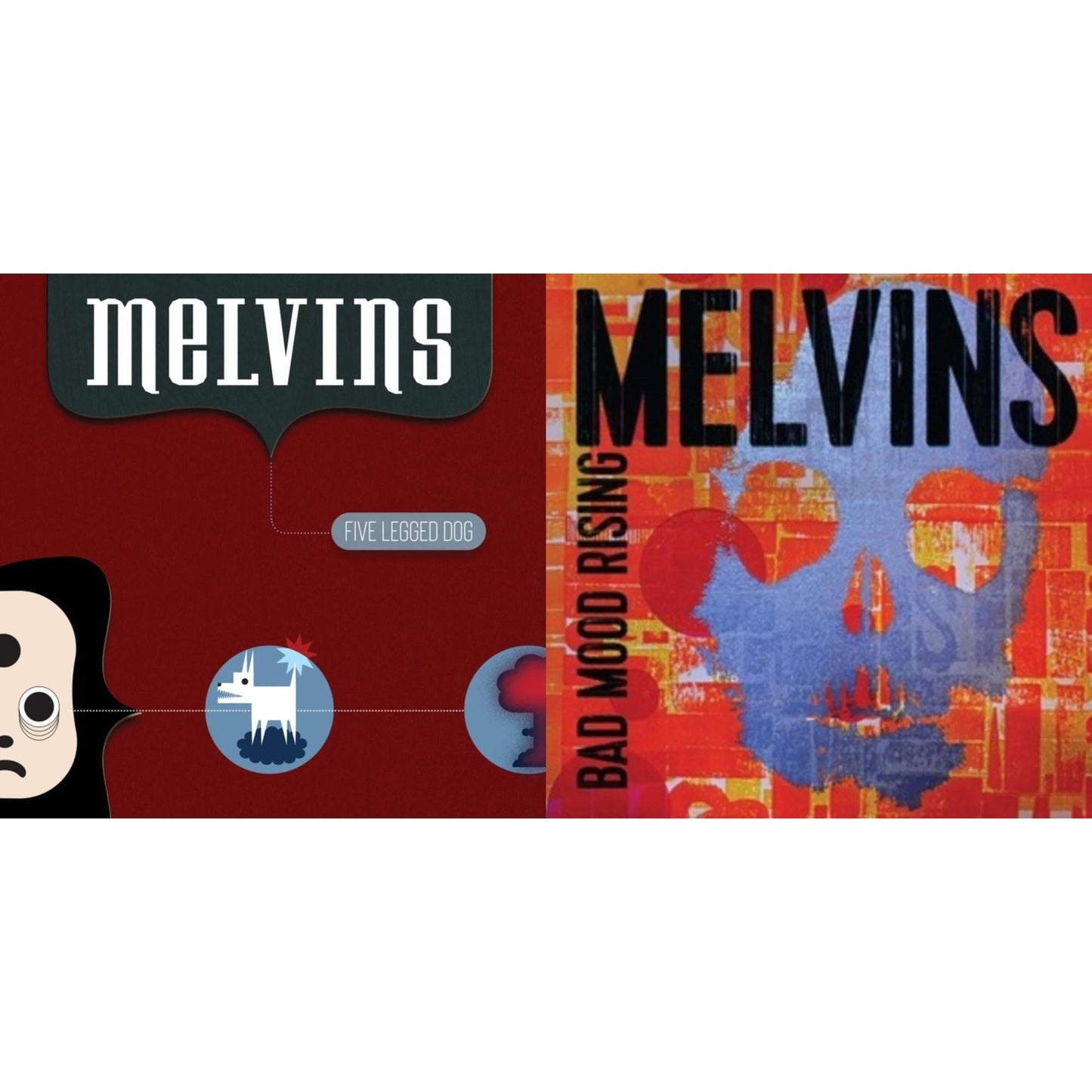 Melvins - Five Legged Dog & Bad Moon Rising - CD Bundle