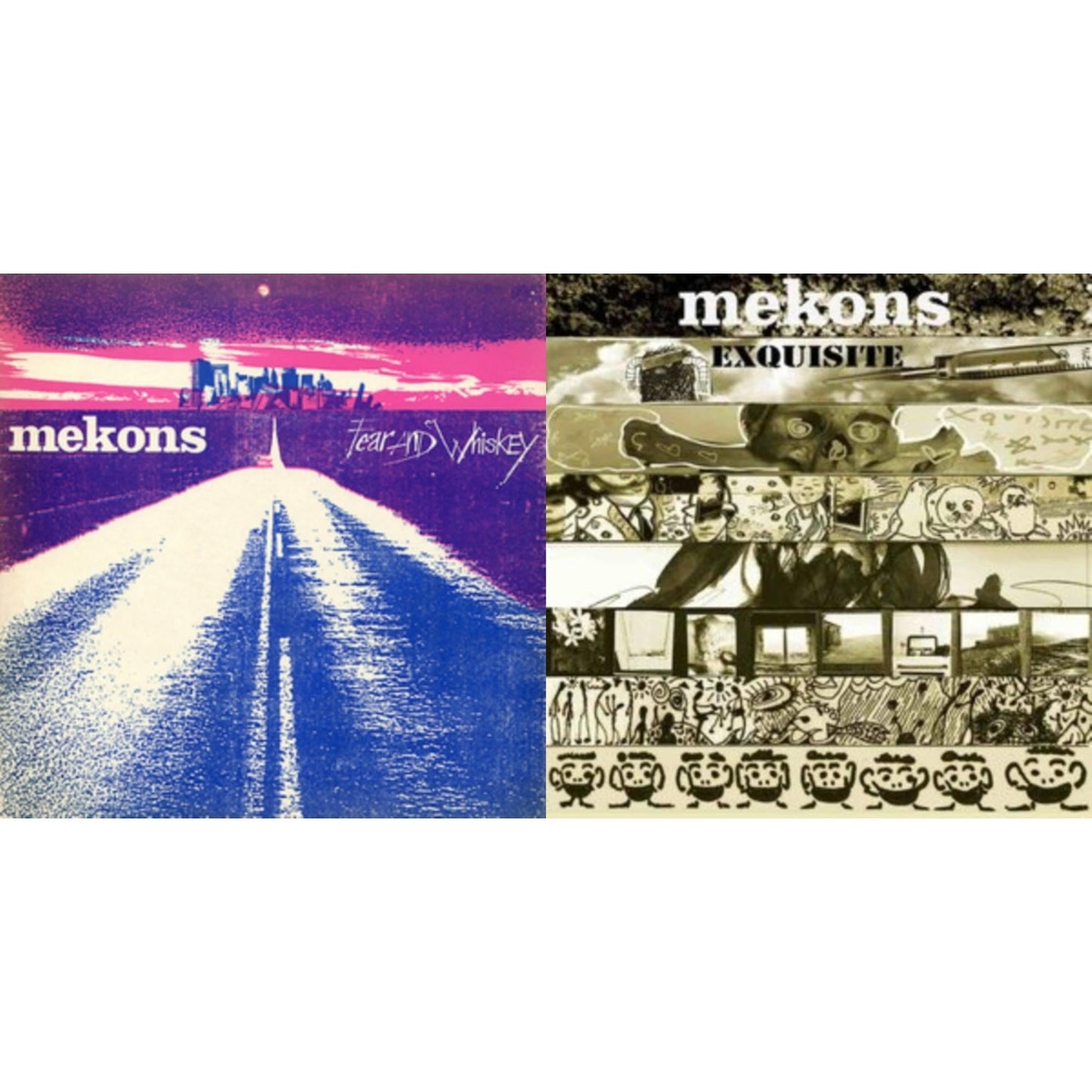Mekons - Exquisite & Fear & Whiskey - LP Vinyl Bundle
