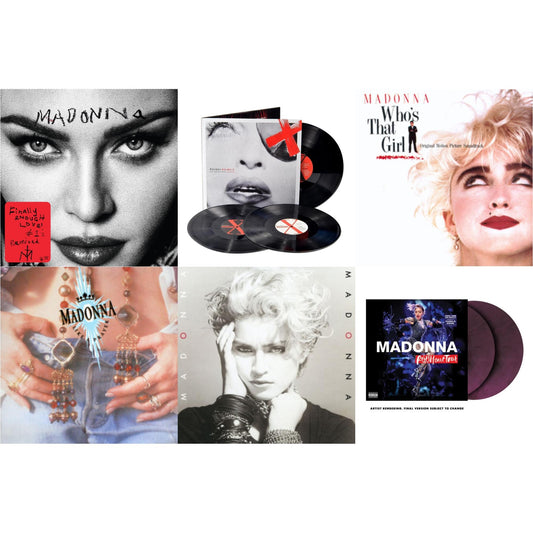 Madonna - Like A Prayer (180G) & Madonna & Rebel Heart Tour (X) (Purple Galaxy Swirl Vinyl/2LP) & Madame X (Live) (3LP) & Finally Enough Love (2LP) & Who's That Girl Ost (Back 2 The 80S) (I)