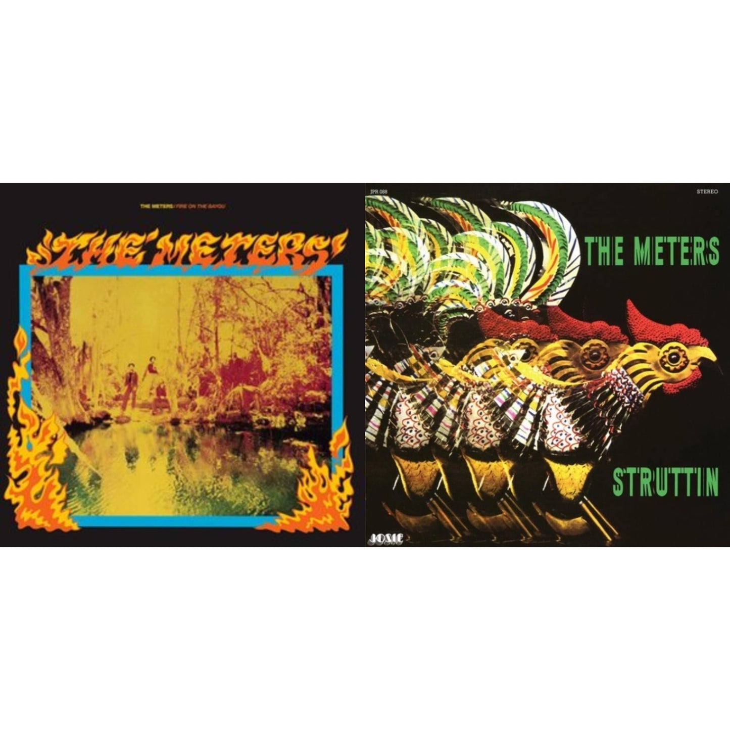 Meters - Fire On The Bayou & Struttin' (Blue Jay LP Vinyl)