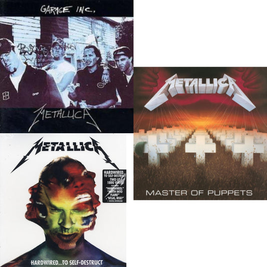 Metallica - Garage Inc. & Master Of Puppets (Remastered) & Hardwired To Self-Destruct (2LP/180G/Dl Card)