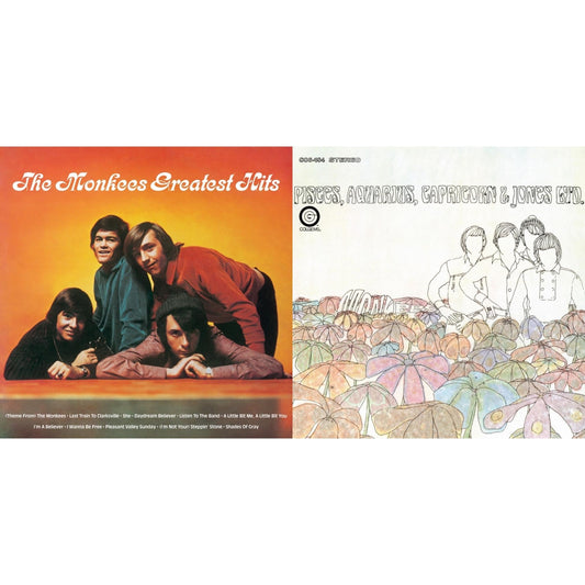 Monkees - Greatest Hits (Yellow LP Vinyl) (Rocktober) & Pisces, Aquarius, Capricorn & Jones Ltd. (Syeor)