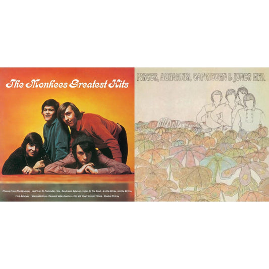 Monkees - Greatest Hits (Yellow LP Vinyl) (Rocktober) & Pisces, Aquarius, Capricorn & Jones Ltd. (Violet LP Vinyl/Limited Anniversary Edition)