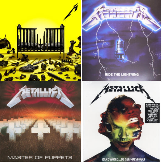 Metallica - 72 Seasons (2LP) & Ride The Lightning (180G) & Master Of Puppets (Remastered) & Hardwired To Self-Destruct (2LP/180G/Dl Card)
