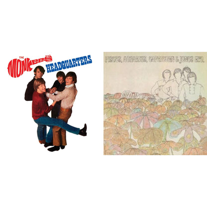 Monkees - Headquarters (Translucent Red LP Vinyl/55Th Anniversary Mono Edition) & Pisces, Aquarius, Capricorn & Jones Ltd. (Violet LP Vinyl/Limited Anniversary Edition)