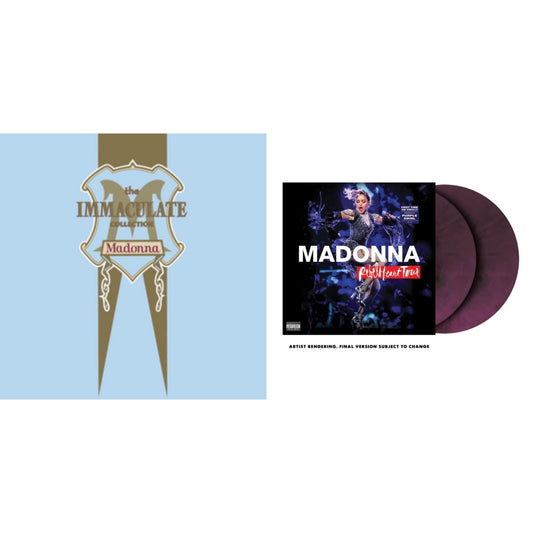 Madonna - Rebel Heart Tour (X) (Purple Galaxy Swirl Vinyl/2LP) & Immaculate Collection (2LP)