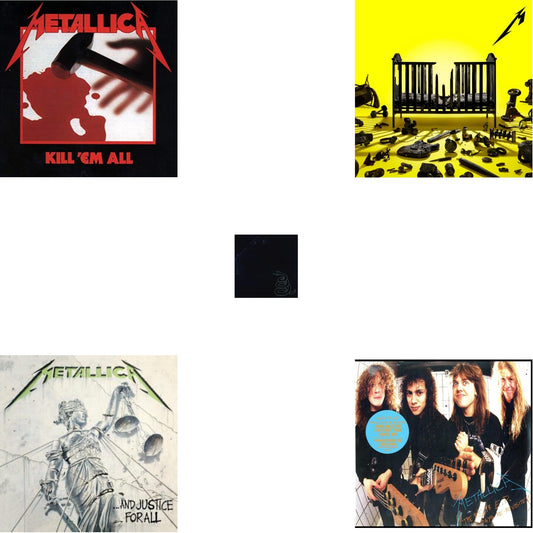 Metallica - 72 Seasons (2LP) & Metallica (Remastered/2LP) & Kill Em All (180G) & $5.98 Ep: Garage Days Re-Revisited (Remastered) & And Justice For All (Remastered)