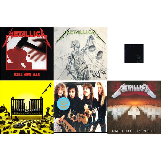 Metallica - 72 Seasons (2LP) & Metallica (Remastered/2LP) & Kill Em All (180G) & Master Of Puppets (Remastered) & $5.98 Ep: Garage Days Re-Revisited (Remastered) & And Justice For All (Remastered)