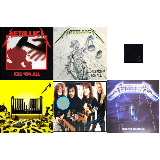Metallica - 72 Seasons (2LP) & Metallica (Remastered/2LP) & Kill Em All (180G) & Ride The Lightning (180G) & $5.98 Ep: Garage Days Re-Revisited (Remastered) & And Justice For All (Remastered)