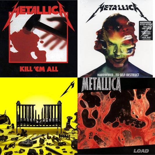 Metallica - 72 Seasons (2LP) & Load & Kill Em All (180G) & Hardwired To Self-Destruct (2LP/180G/Dl Card)