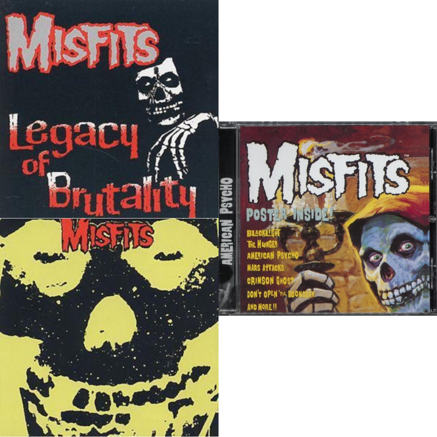 Misfits - Collection & Legacy Of Brutality & American Psycho - CD Bundle