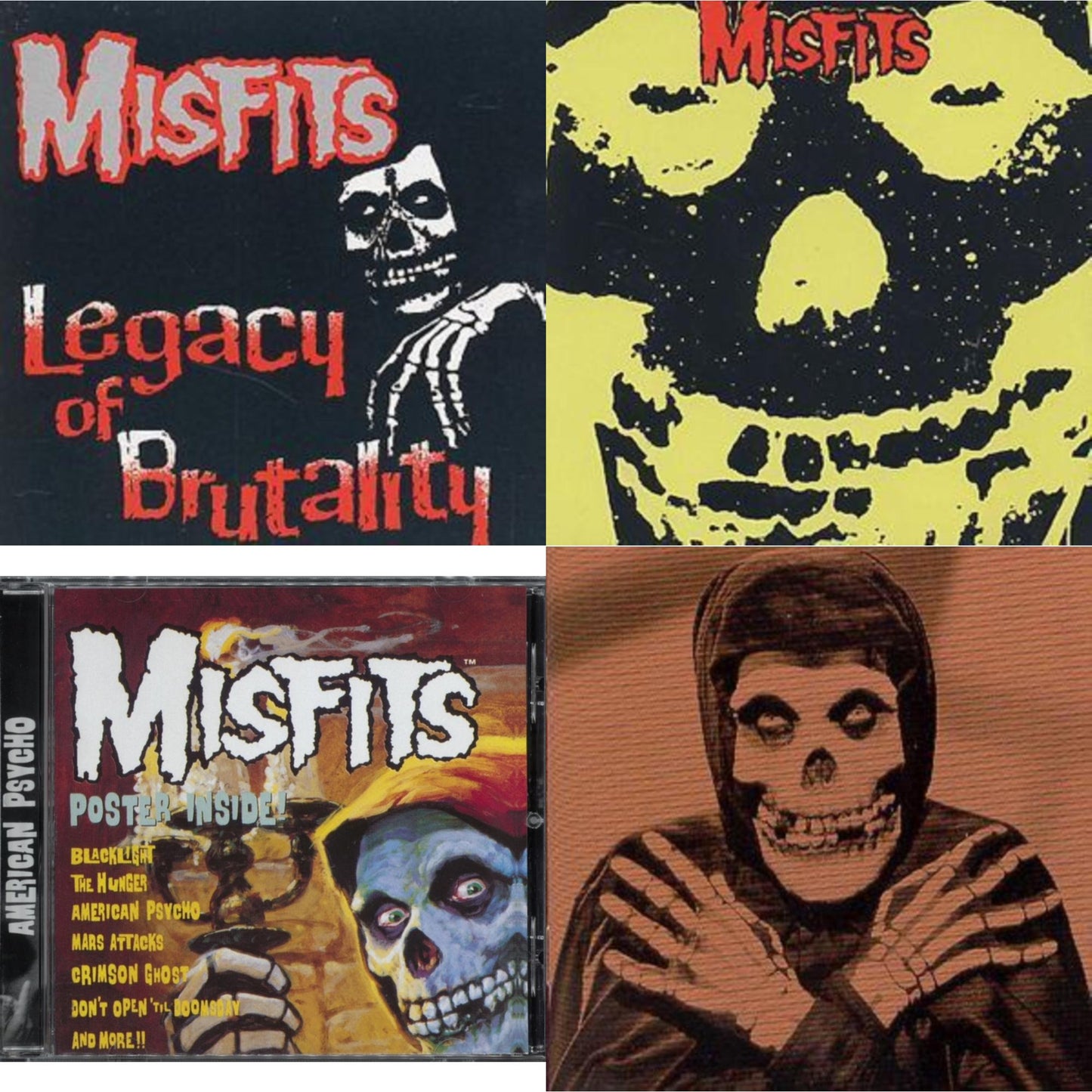 Misfits - Collection & Legacy Of Brutality & Collection Vol.2 & American Psycho - CD Bundle