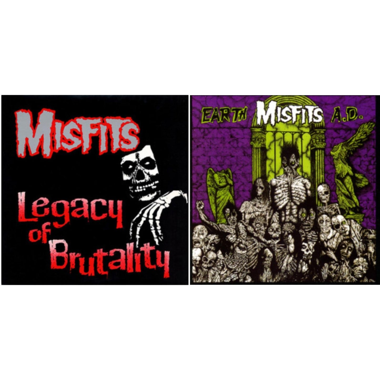 Misfits - Legacy Of Brutality & Earth A.D. - LP Vinyl Bundle