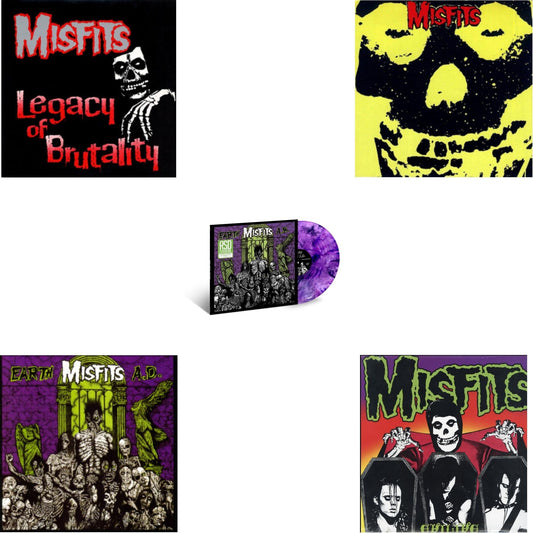 Misfits - Earth A.D. & Legacy Of Brutality & Evilive & Collection & Earth A.D. / Wolfs Blood (Purple Swirl LP Vinyl) (Rsd Essential)