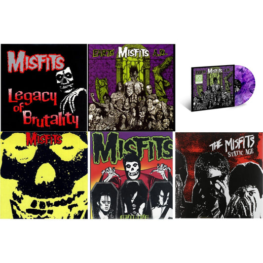 Misfits - Earth A.D. & Legacy Of Brutality & Evilive & Collection & Static Age & Earth A.D. / Wolfs Blood (Purple Swirl LP Vinyl) (Rsd Essential)