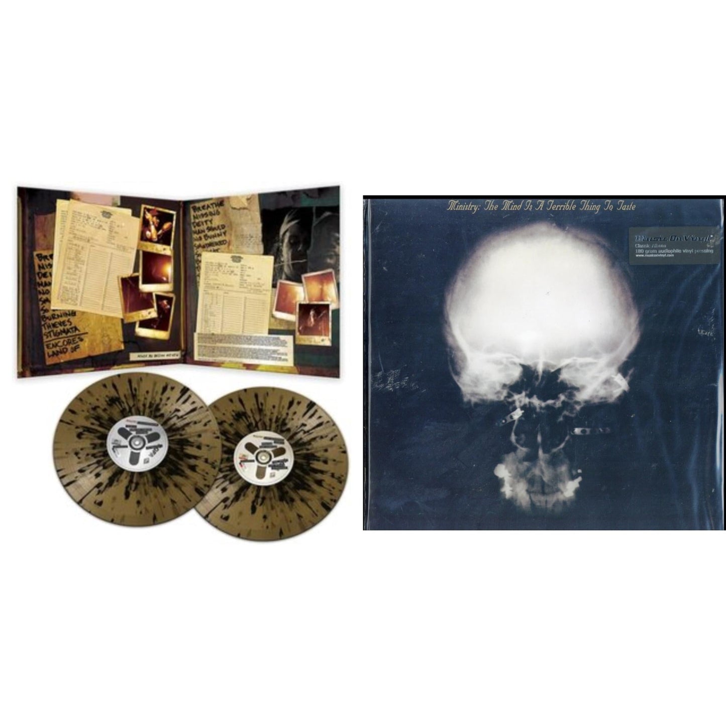 Ministry - Mind Is A Terrible Thing To Taste (180G) & Live Necronomicon (Black & Gold Splatter Vinyl/2LP)
