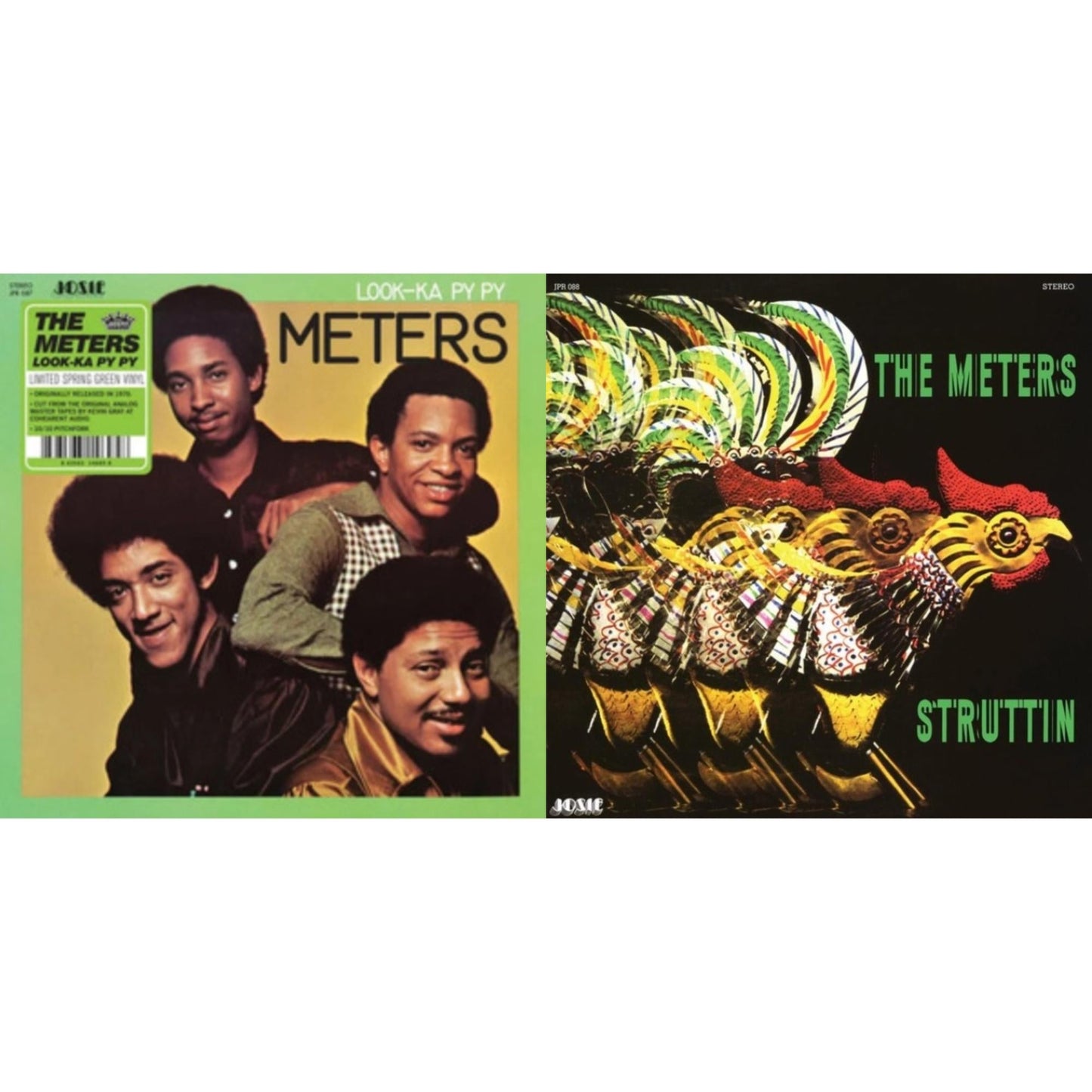 Meters - Look-Ka Py Py (Spring Green LP Vinyl) & Struttin' (Blue Jay LP Vinyl)
