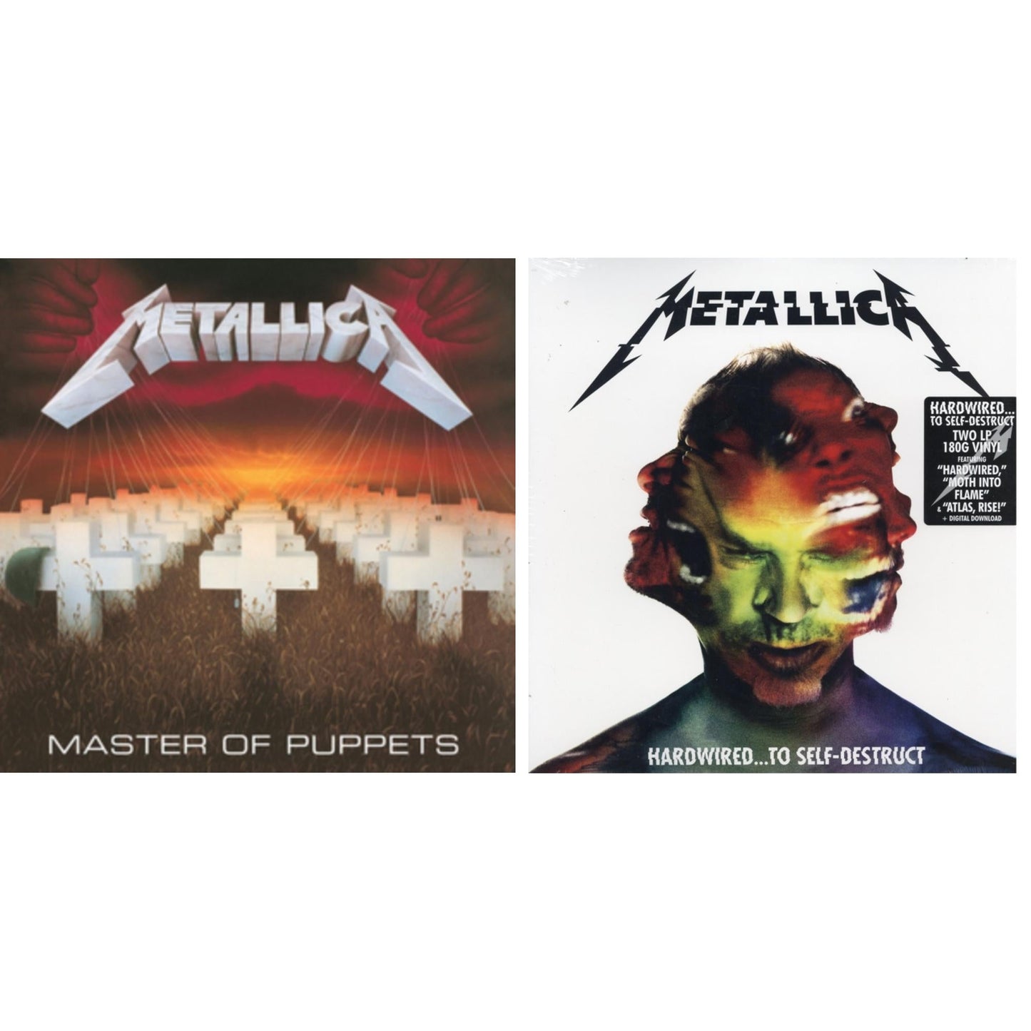 Metallica - Master Of Puppets (Remastered) & Hardwired To Self-Destruct (2LP/180G/Dl Card)