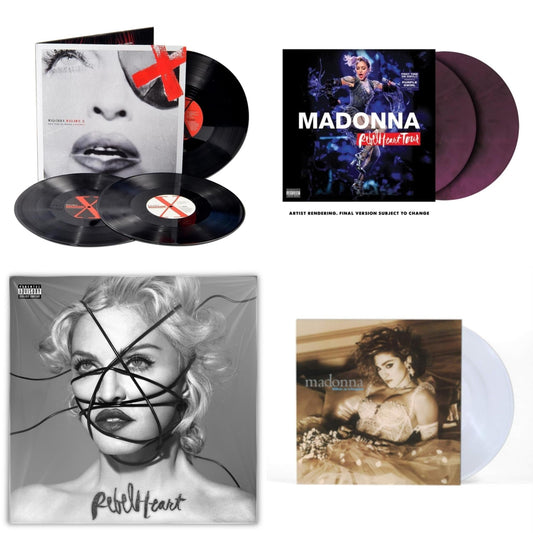 Madonna - Rebel Heart Tour (X) (Purple Galaxy Swirl Vinyl/2LP) & Rebel Heart & Madame X (Live) (3LP) & Like A Virgin
