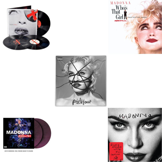 Madonna - Rebel Heart Tour (X) (Purple Galaxy Swirl Vinyl/2LP) & Rebel Heart & Madame X (Live) (3LP) & Finally Enough Love (2LP) & Who's That Girl Ost (Back 2 The 80S) (I)
