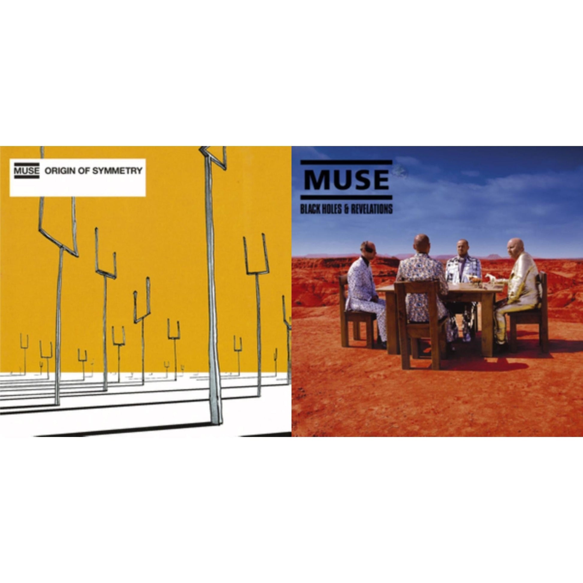 Muse - Origin Of Symmetry & Black Holes And Revelations - CD Bundle