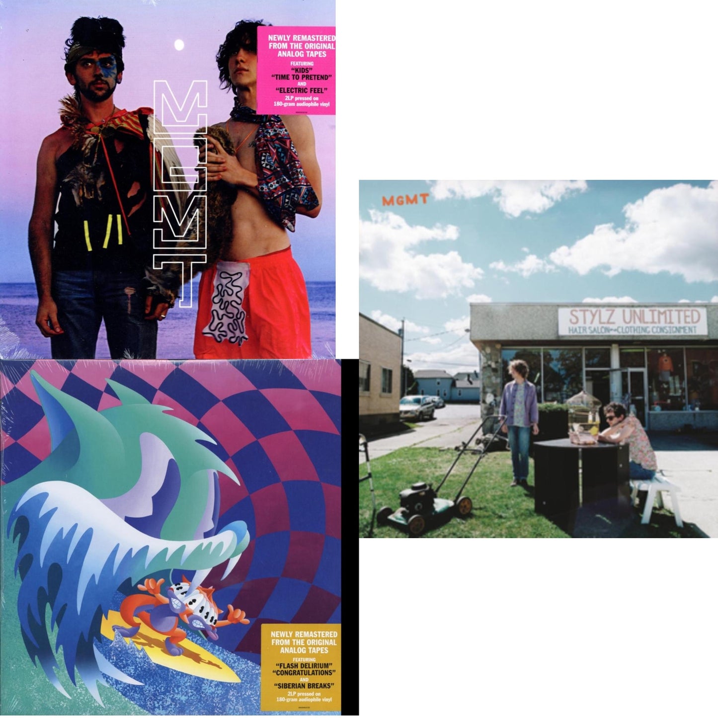 Mgmt - Oracular Spectacular (180G) & Congratulations (2LP/180G) & Mgmt (180G/Dl Card)