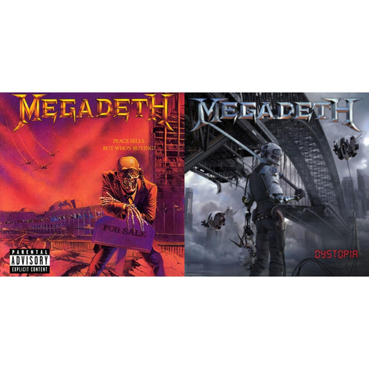 Megadeth - Peace Sells But Who's Buying & Dystopia - LP Vinyl Bundle