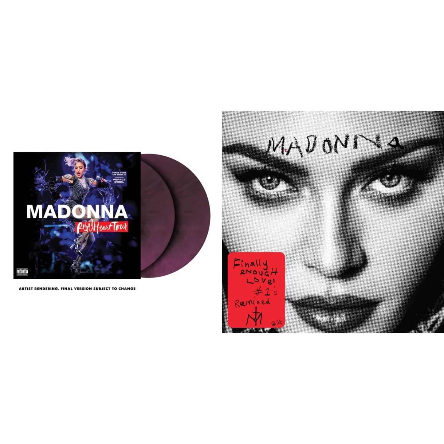 Madonna - Rebel Heart Tour (X) (Purple Galaxy Swirl Vinyl/2LP) & Finally Enough Love (2LP)