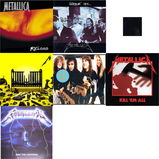 Metallica - 72 Seasons (2LP) & Metallica (Remastered/2LP) & Reload & Garage Inc. & Kill Em All (180G) & Ride The Lightning (180G) & $5.98 Ep: Garage Days Re-Revisited (Remastered)