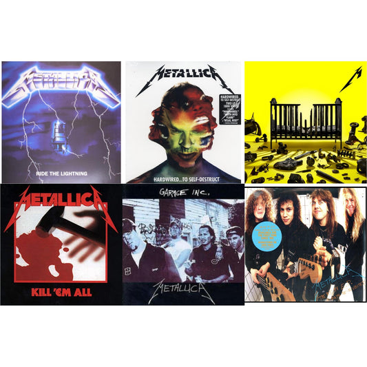 Metallica - 72 Seasons (2LP) & Garage Inc. & Kill Em All (180G) & Ride The Lightning (180G) & Hardwired To Self-Destruct (2LP/180G/Dl Card) & $5.98 Ep: Garage Days Re-Revisited (Remastered)
