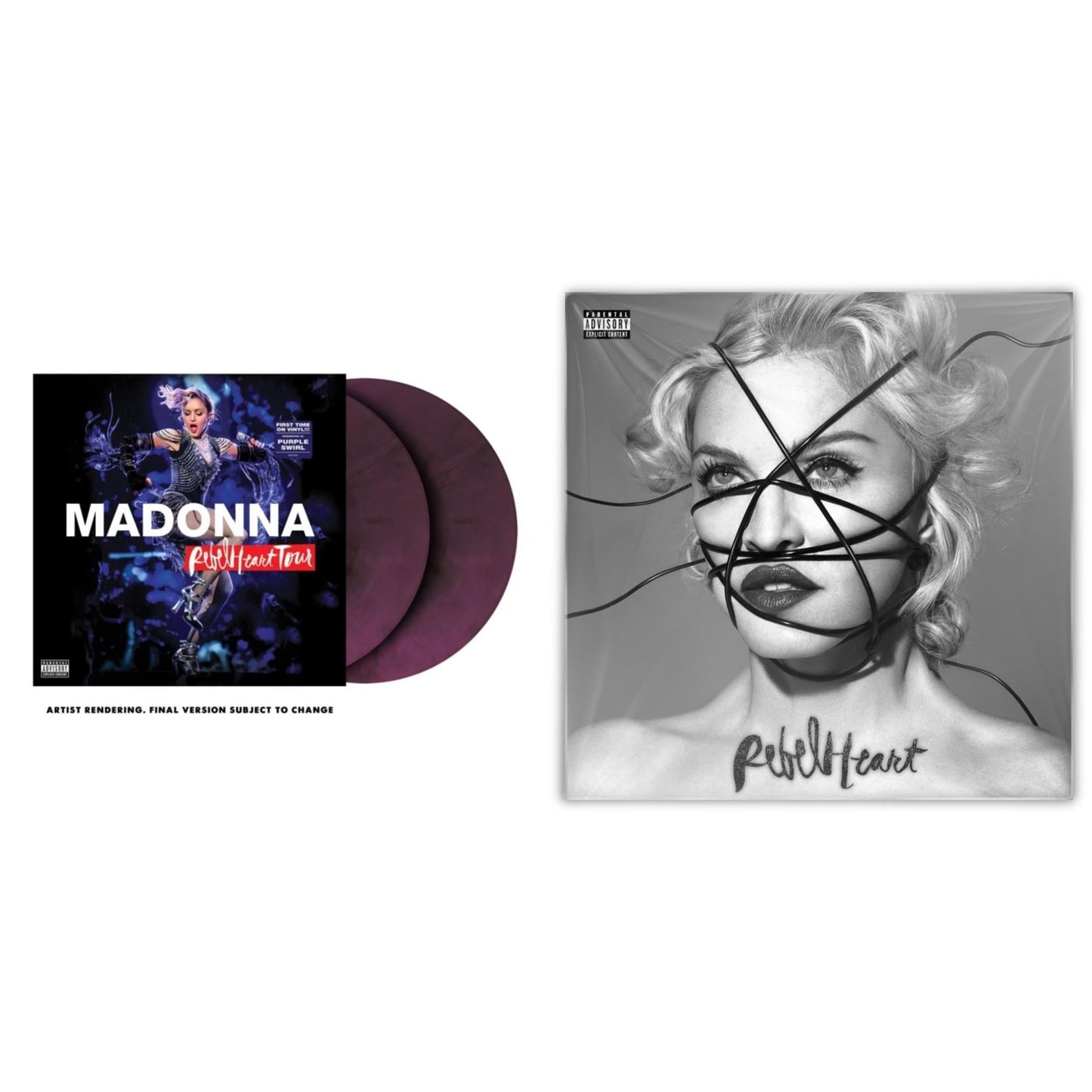 Madonna - Rebel Heart Tour (X) (Purple Galaxy Swirl Vinyl/2LP) & Rebel Heart