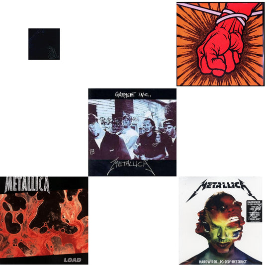 Metallica - Metallica (Remastered/2LP) & Load & Garage Inc. & St Anger & Hardwired To Self-Destruct (2LP/180G/Dl Card)