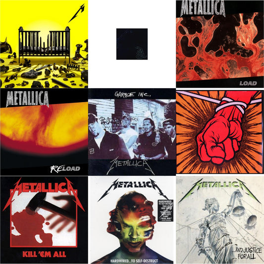 Metallica - 72 Seasons (2LP) & Metallica (Remastered/2LP) & Load & Reload & Garage Inc. & St Anger & Kill Em All (180G) & Hardwired To Self-Destruct (2LP/180G/Dl Card) & And Justice For All (Remastered)