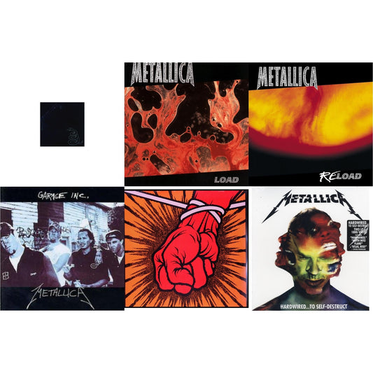 Metallica - Metallica (Remastered/2LP) & Load & Reload & Garage Inc. & St Anger & Hardwired To Self-Destruct (2LP/180G/Dl Card)