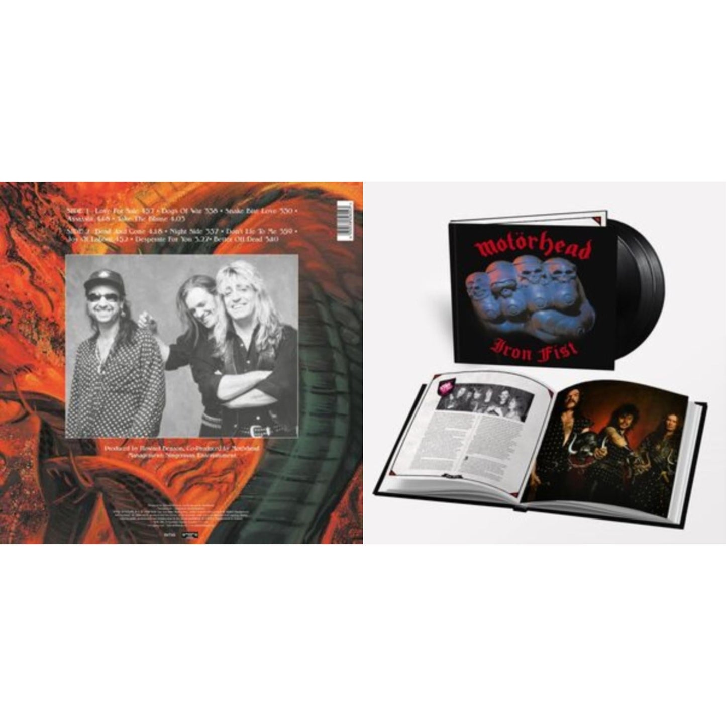 Motorhead - Iron Fist (40Th Anniversary Edition/3LP/Deluxe) & Snake Bite Love