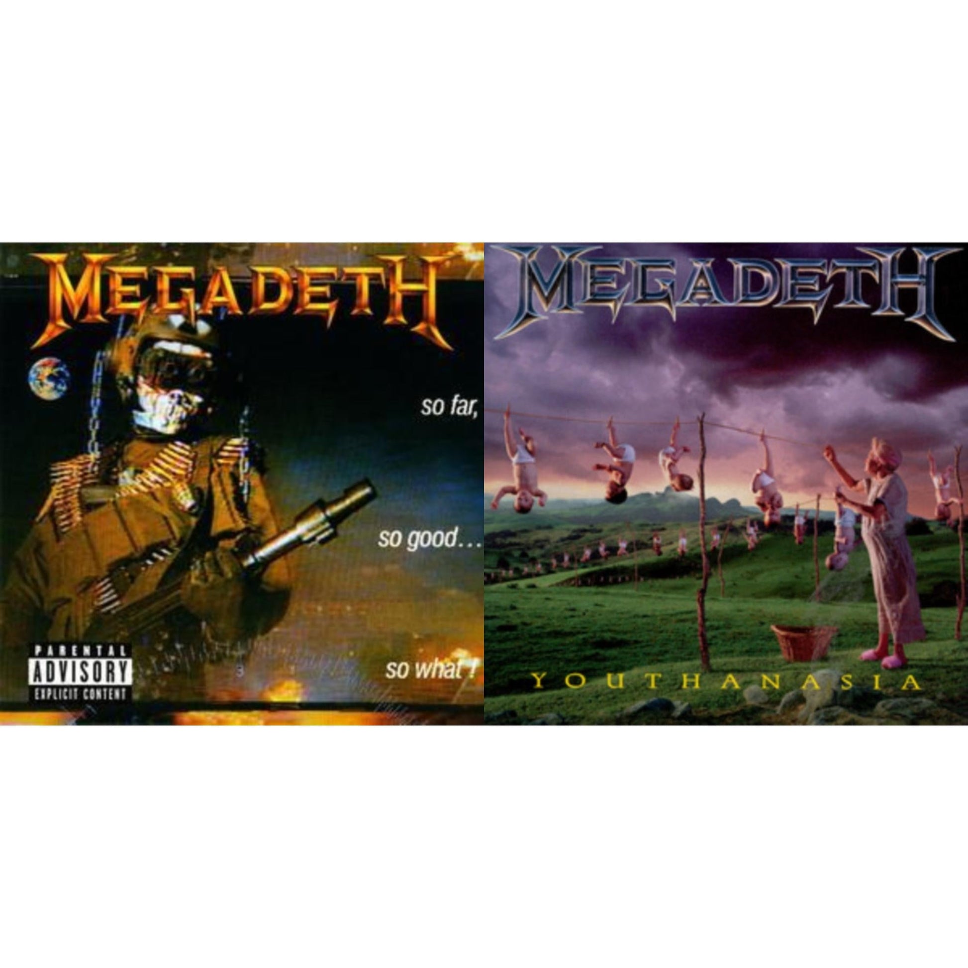 Megadeth - Youthanasia & So Far So Good So What - CD Bundle