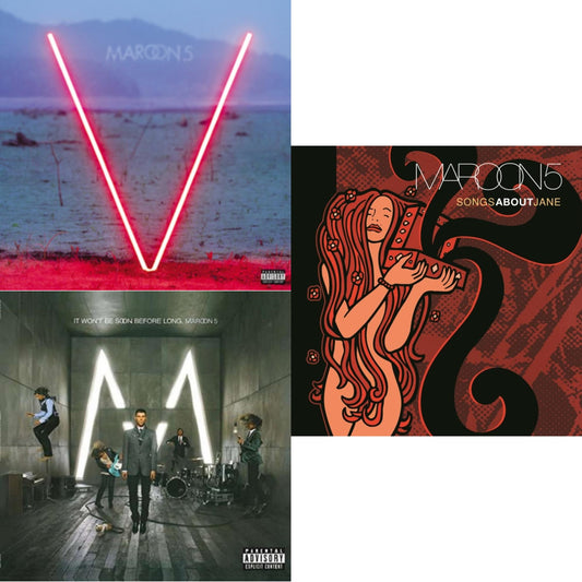 Maroon 5 - Maroon 5 - V (Black LP) (Exp) & It Won't Be Soon Before Long & Songs About Jane