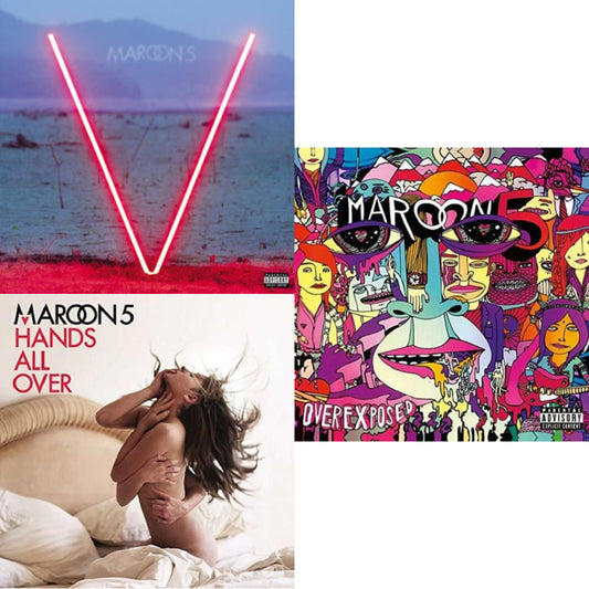 Maroon 5 - Maroon 5 - V (Black LP) (Exp) & Hands All Over & Overexposed