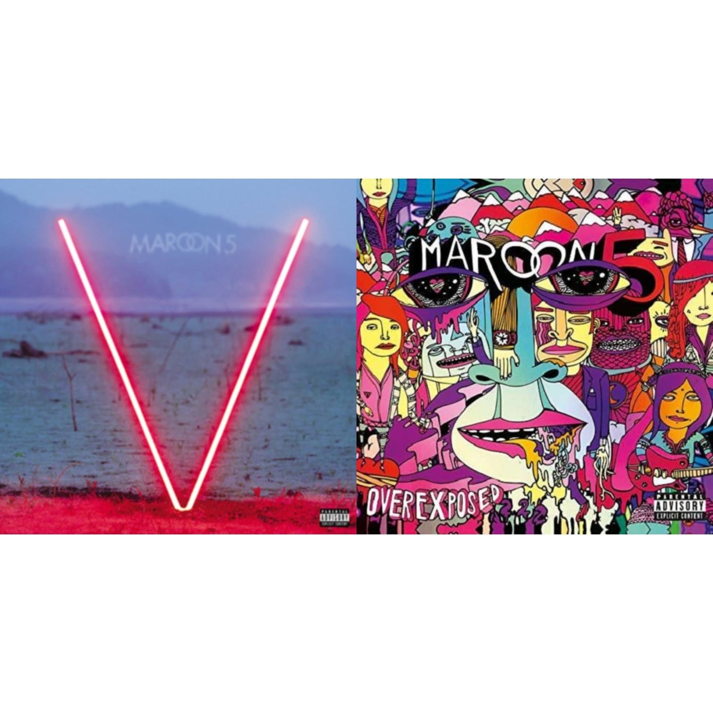 Maroon 5 - Maroon 5 - V (Black LP) (Exp) & Overexposed